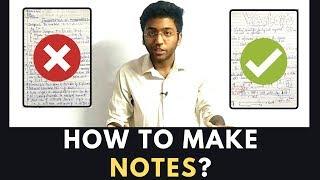 How To Make Notes?  Must Watch For All Students Studying Online