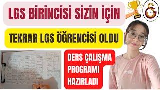 Bir Günlüğüne Tekrar LGS Öğrencisi Oldum  8. Sınıf Ders Çalışma Programı Nasıl Hazırlanır?