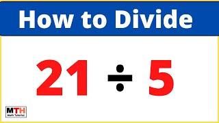 21 divided by 5 long division  21÷5 value of 215