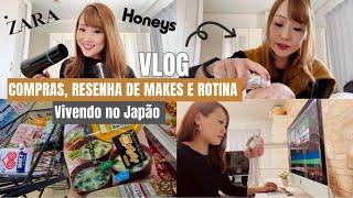 VLOG 40 COMPRAS VARIADAS RESENHA DE MAKES ROTINA DIÁRIA NO JAPÃO