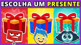  ESCOLHA SEU PRESENTE  DIVERTIDA MENTE 2   Jogo das Escolhas  #buuquiz #quiz