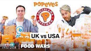 US vs UK Popeyes  Food Wars