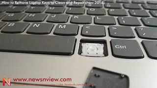 How to Remove Laptop Key to Repair  Lenovo Laptop Keyboard Cleaning and Repairing  Keyboard Fix