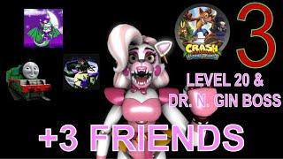 GLAMROCK MANGLE PLAYS Crash Bandicoot 3 Level 20 & Dr. N. Gin Boss