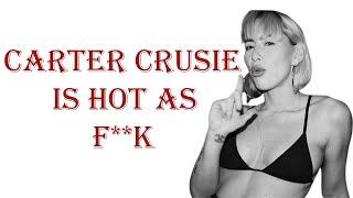 Carter crusie sharing his views on being hot