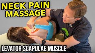 Neck and Shoulder Massage Technique Neck Pain