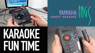 Its retro-tech Karaoke fun time with Yamahas 1990s INGs system
