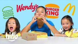 Kids Rank Popular Burgers  Kids Try  HiHo Kids