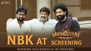 NBK At Bimbisara Screening  Nandamuri Kalyan Ram  Vassishta  M. M. Keeravani