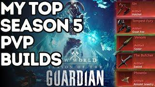 My Top Season 5 PvP Builds - New World