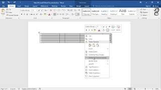 How to Make Table Columns Even in Word Make all columns the same size in Word