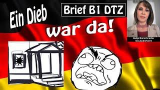 Brief B1 DTZ Schadensmeldung Brief an die Versicherung