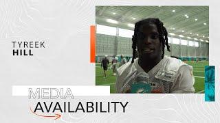 WR Tyreek Hill meets with the media  Miami Dolphins