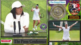 Ons Jabeur .. press conference  Wimbledon 2024 أنس جابر المؤتمر الصحفي قبل إنطلاق ويمبلدون 2024