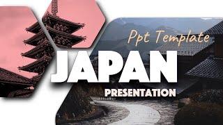 Animated Japan Themed PowerPoint Presentation Animation with Morph Transition free ppt template