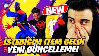 YENİ GÜNCELLEME  SPİDER MAN AĞI GELDİ FORTNITE BATTLE ROYALE