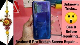 Realme 5 Pro Screen Display Replacement  Realme 5 Pro Mobile Glass Repair  Combo Replacement.