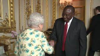 Queen meets with Ramaphosa South Africas new president