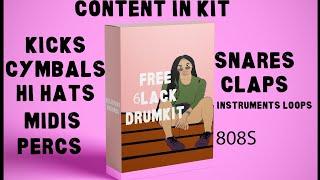 FREE 6LACK DRUMKIT x MIDI KIT SAMPLE PACK +FREE BEAT FOR PROFIT .