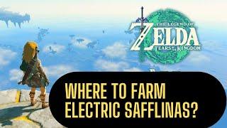 The Legend Of Zelda Tears of the Kingdom - Where to Farm Electric Safflinas?