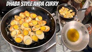 Dhaba Style Anda Curry  देसी स्टाईल अण्डा करी  Fouji Hawaldar goner  Non veg food Jaipur