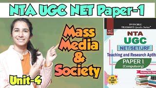 Mass Media & SocietyUGC NET Paper-1Truemans Series By Ravina @InculcateLearning #ugcnetpaper1