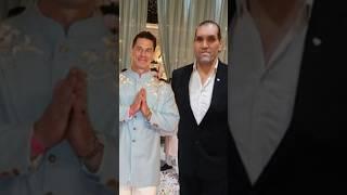 The Great Khali & John Cena In Ambani Wedding #thegreatkhali #johncena #shorts