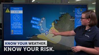 Severe Weather Update Tropical Cyclone Ilsa off the north-west coast of Western Australia