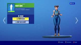 Fortnite Chun Li Party Hips