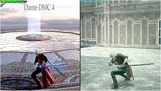 Devil May Cry 4 Dante vs Devil May Cry 5 Dante dark slayer  Comparison