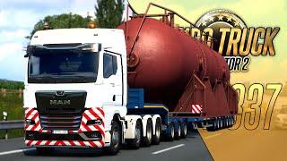 ИСПЫТАНИЯ ТЯЖЕЛОВЕСОМ НОВОГО MAN TG3 TGX - Euro Truck Simulator 2 1.47.2.1s #337