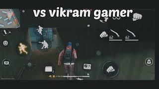 Free fire  VS Vikram gamer ️️ mobile headshot 1vs1 gamepaly