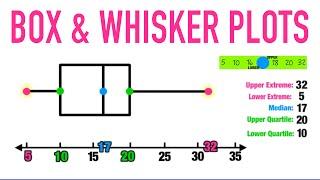 BOX AND WHISKER PLOTS EXPLAINED