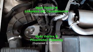 Opel Vectra B Limpieza del Caudalímetro