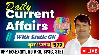 577th Episode Current Affairs 2024 In Hindi   Current Affairs Today  GK & GS LIVE by Vijay Sir