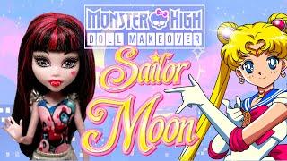 I MADE A STUNNING SAILOR MOON DOLL  Monster High Doll Repaint by Poppen Atelier