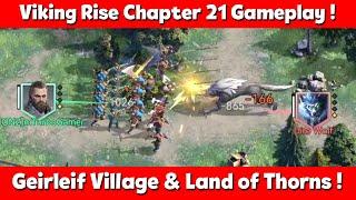 Viking Rise Chapter 21 Gameplay Geirleif Village & Land of Thorns