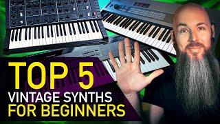 BEST VINTAGE SYNTHS For Beginners and How They Sound