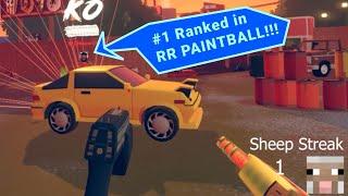 Rec Room Paintball  L33TSH33P vs. RAZOR619 BEST in league paintball in team CTF match on Drive In