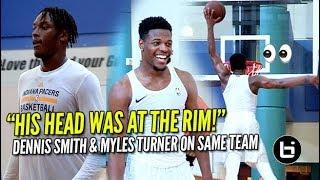 Dennis Smith Jr Shows Off INSANE Bounce at Private NBA Run Myles Turner Looking SCARY GOOD