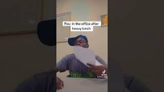 In the office after heavy lunch #Kenyafunnyvideos #Kware #mukuruwanjenga #Funnytiktokvideos #Trend