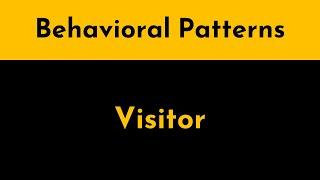 The Visitor Pattern Explained and Implemented in Java  Behavioral Design Patterns  Geekific