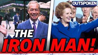 Nigel Farage is the new Margaret Thatcher Hard left smears because they know hes UKs next PM.