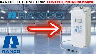 HVACR Training How To Program RANCO Electronic Temperature Control RANCO ETC-111000-000 Control