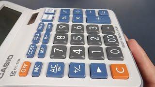 CASIO DC-12M SHOP CALCULATOR Unboxing