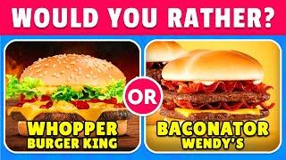 Would You Rather...? Junk Food & Sweets Edition 