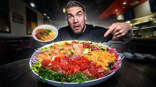 “NOBODY HAS COME CLOSE” INSANE $120 POKE BOWL CHALLENGE  Joel Hansen