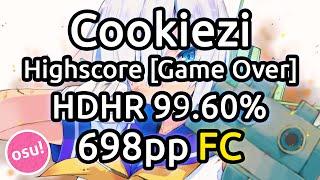 Cookiezi  Panda Eyes & Teminite - Highscore Game Over  HDHR 99.60% FC 698pp  Liveplay