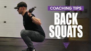 Back Squat Coaching Tip - The Line of Action