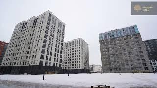 Ход строительства ЖК «Тайм Сквер» в Приморском районе. Февраль 2024